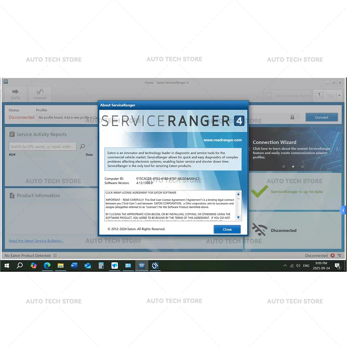 Eaton Service Ranger 4.13 Level Eaton ServiceRanger View تكوين روتينات الخدمة غير النشطة