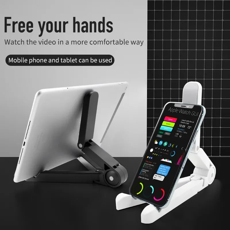 Rotating Tablet Mobile Phone Stand Secure Desktop Holder for iPhone iPad Xiaomi Samsung Desk Foldable Durable Laptop Bracket