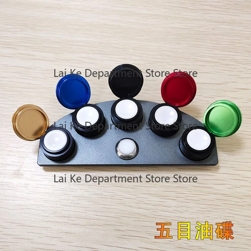 Watch Repair Tool O-il Dish, O-il Cylinder, Special O-il Dish for Watch Oiling, Watch Oil Dish, Five-Compartment Oil Dish