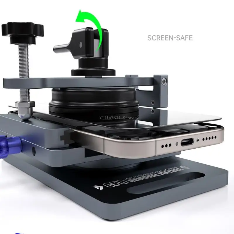  360 Degree Rotating Phone Screen Separator with Adjustable Side Suction Cup
