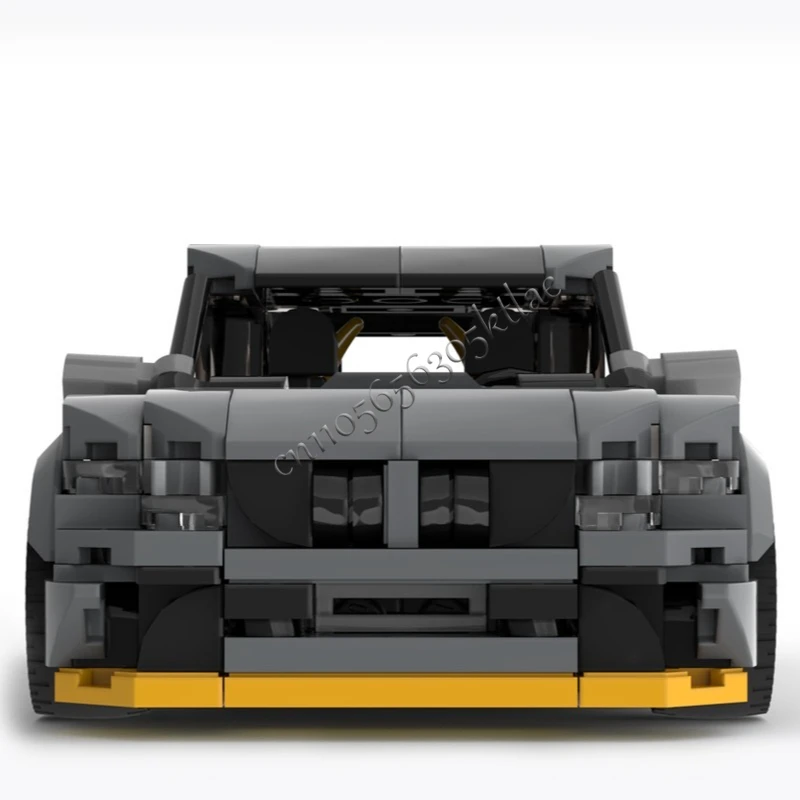 436 pçs tecnologia moc corrida cinza supercar modelo blocos de construção velocidade veículo tijolos brinquedos crianças adulto aniversário presentes natal