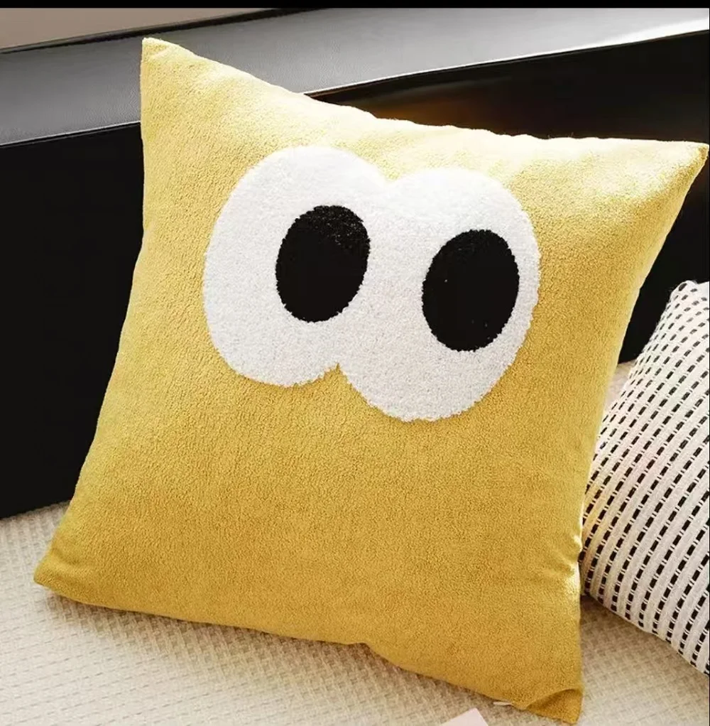 5x45CM Niedliches Dopamin-Gelbes Wohnzimmer-Sofakissen, Bettseitiges Mädchenkissen, Lendenkissen, Dekokissenbezug für Zuhause – Detail 12