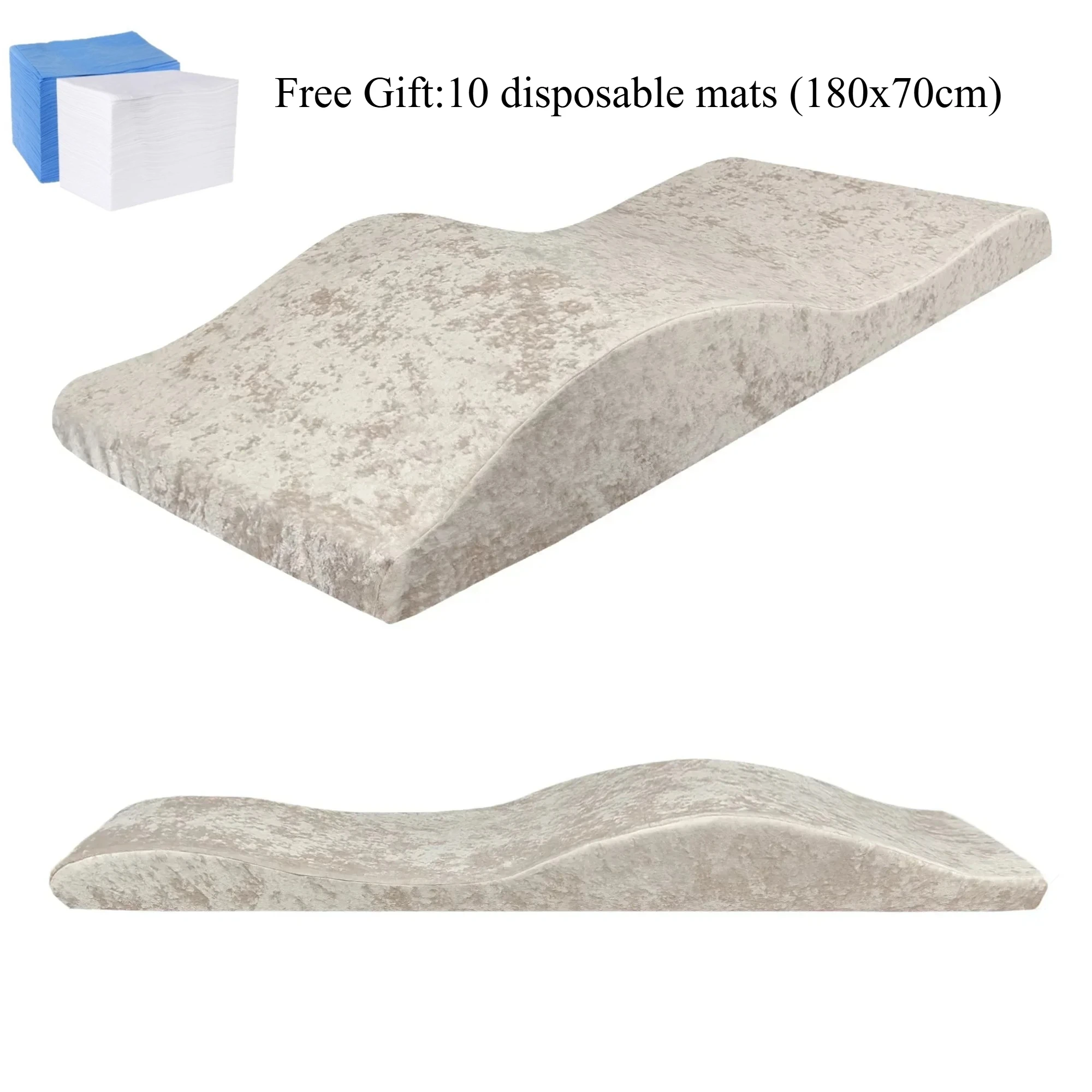 

Lash Bed Topper and Colchoneta Para Camilla De Pestañas Beauty Salon Mattress Eyelash Foam Spa Beauty Bed Curved Topper