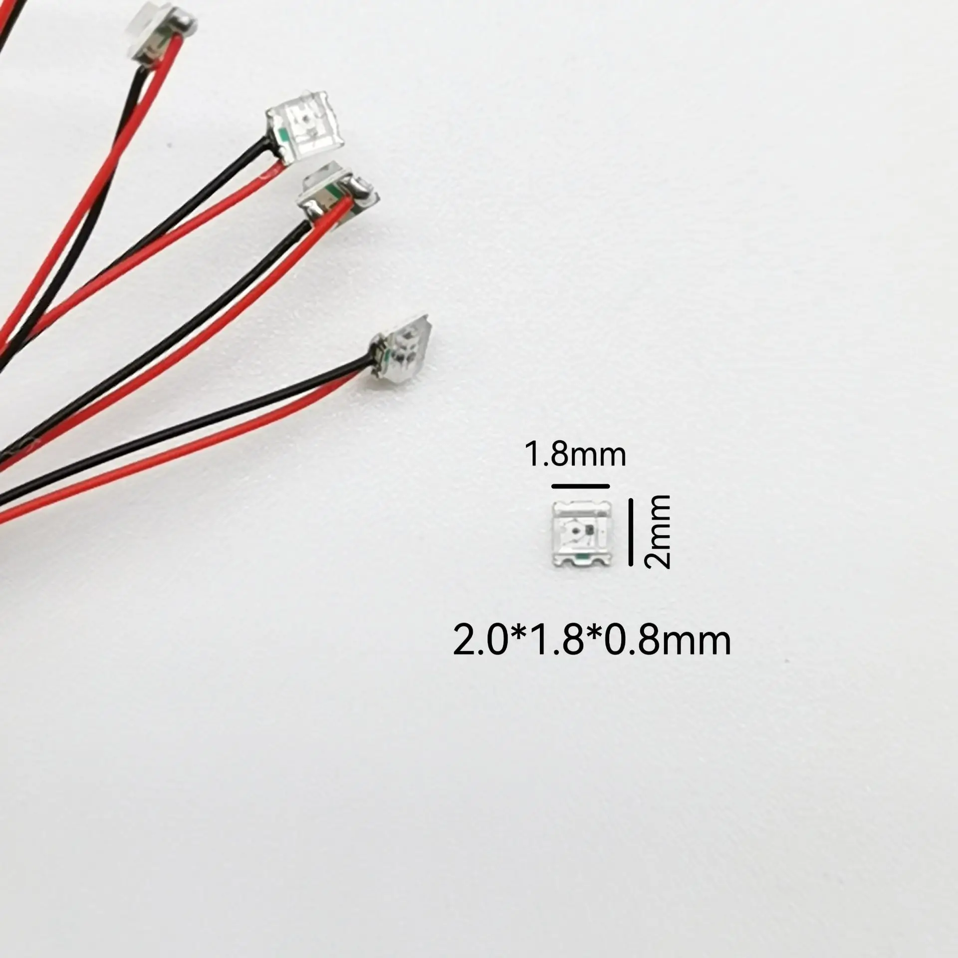 0807 Flashing Led Lights Micro Scene Lighting Materials Modification Car/Robot Small Lamp Model Kits Diorama Accessories