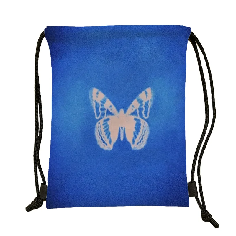 New Butterfly Series HD Printed Shoulder Bundle | Waterproof Large Capacity Storage Bag for Travel Camping Daily Storage