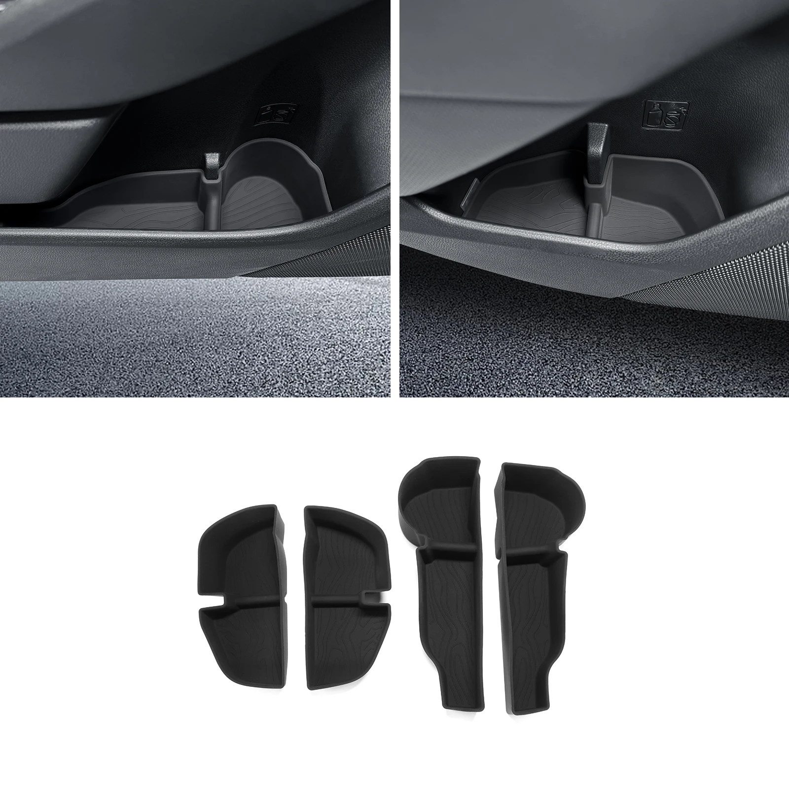 

For Subaru Crosstrek/lmpreza 2024 2025 2026 Car Side Doors Organizer Case Silicone Storage Box LHD RHD Interior Accessories
