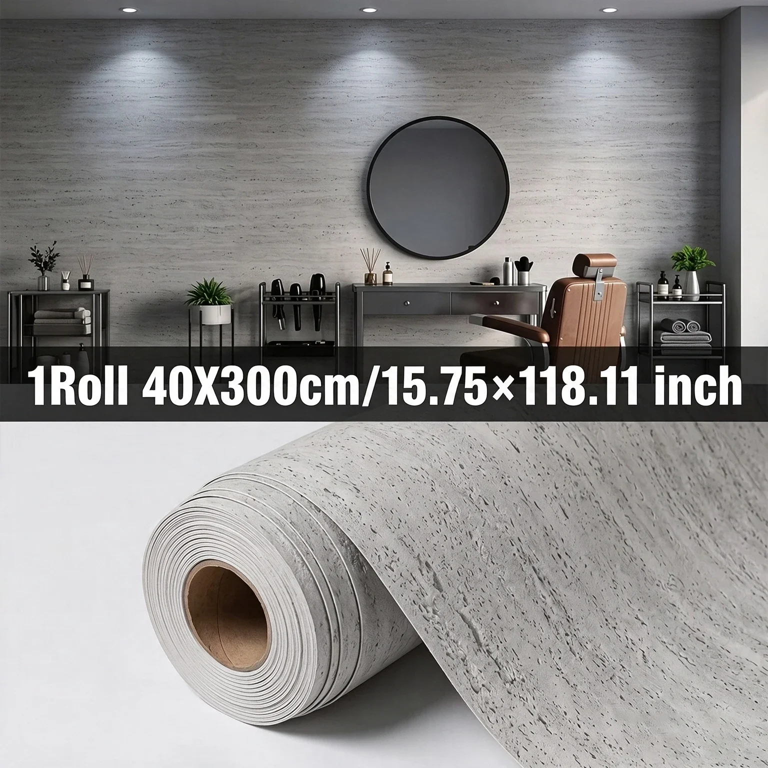 Faux Soft Ceramic Travertine Wall Sticker Self-Adhesive Waterproof Wallpaper Easy Install Bedroom Background Wall Decor.