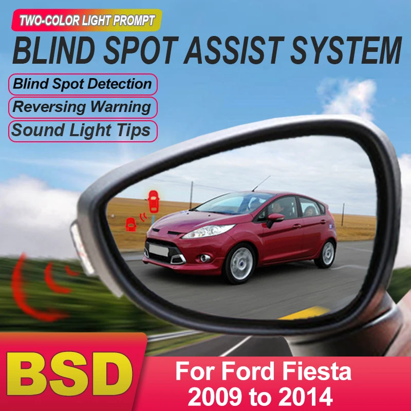 Car Electronic Device For Ford Fiesta 2009 to 2014 BSD BSM BSA Blind Area Spot Warning Drive Radar Detector Detection System
