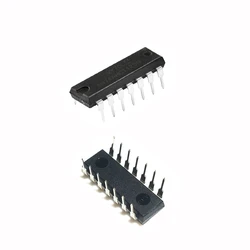 10Pcs/Lot SN74AHCT125N 74AHCT125N 74AHCT125 SN74AHCT125 DIP-14 Buffer Line Driver  IC Chip