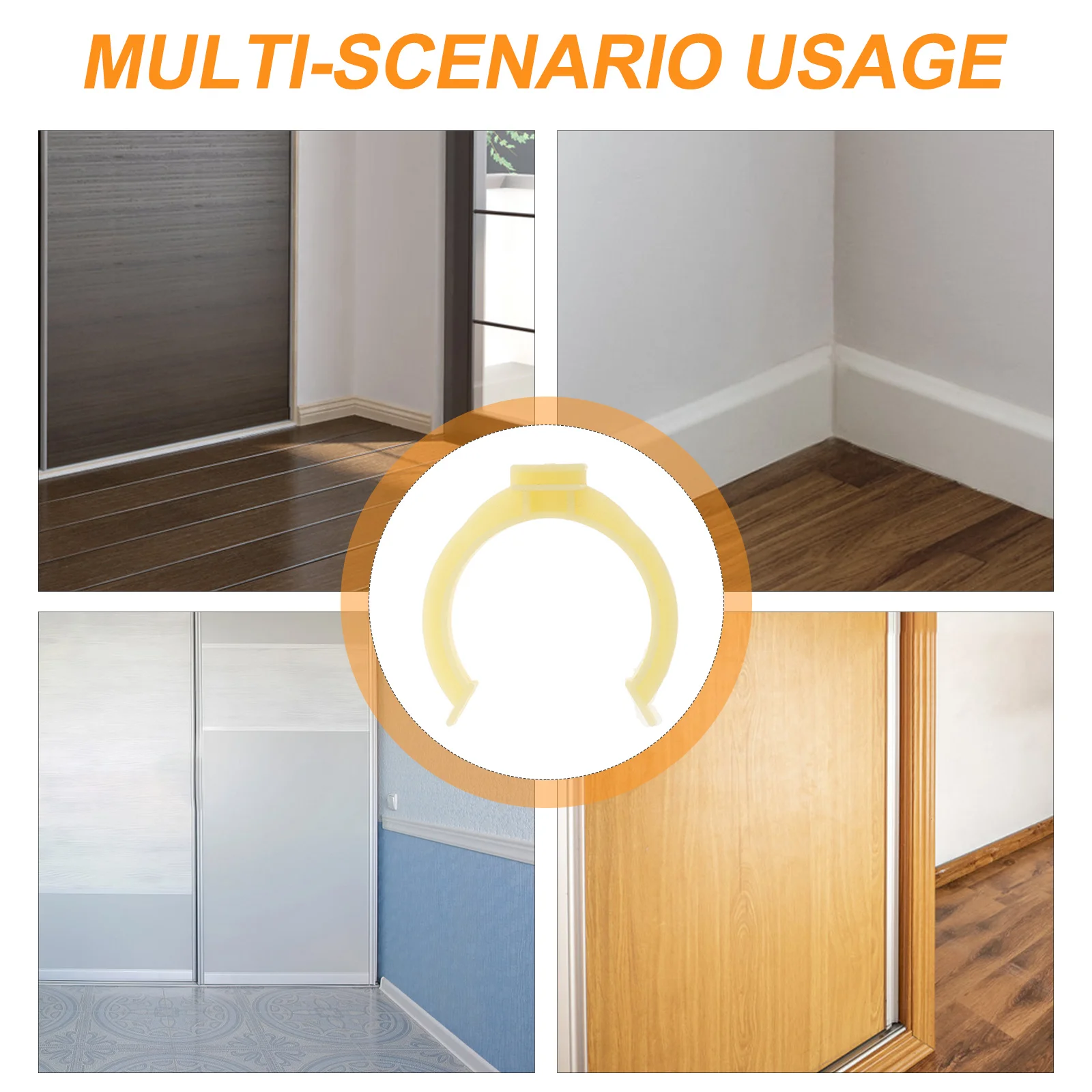 

20pcs Cabinet Foot Buckle Plastic Kitchen Plinth Clips Furniture Leveler Floor Protector For Home Hotel Bathroom Use