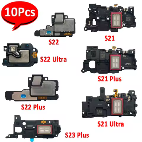 10Pcs，NEW For Samsung S21 S22 Ultra S23 Plus S24 Fe Earpiece Ear Speaker Sound Receiver headphone ecouteur earphone Replacement