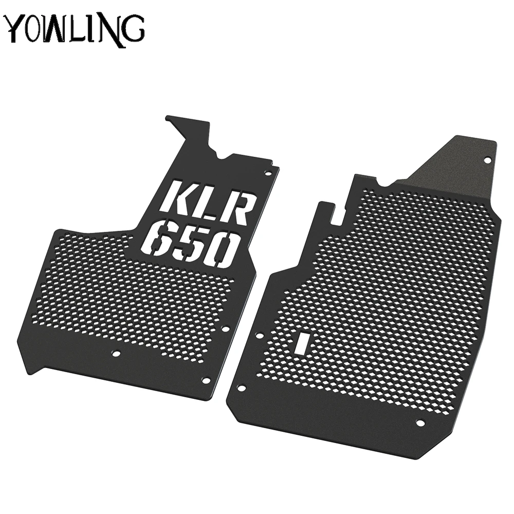 For Kawasaki KLR650 2022 KLR 650 S ABS Traveler Adventure Radiator Guard Grille Shield Engine Cooler Bezel Protector Mesh Cover