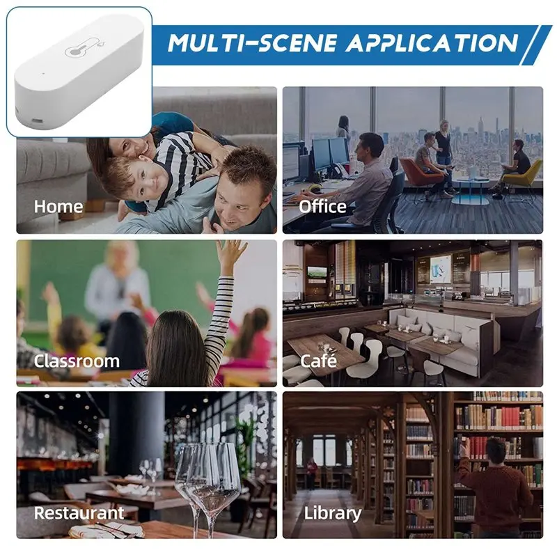 B-Est 10X Sensor Wireless Connectivity User-Friendly App Smart Wifi Temperature And Humidity Sensor For Home Iot Device