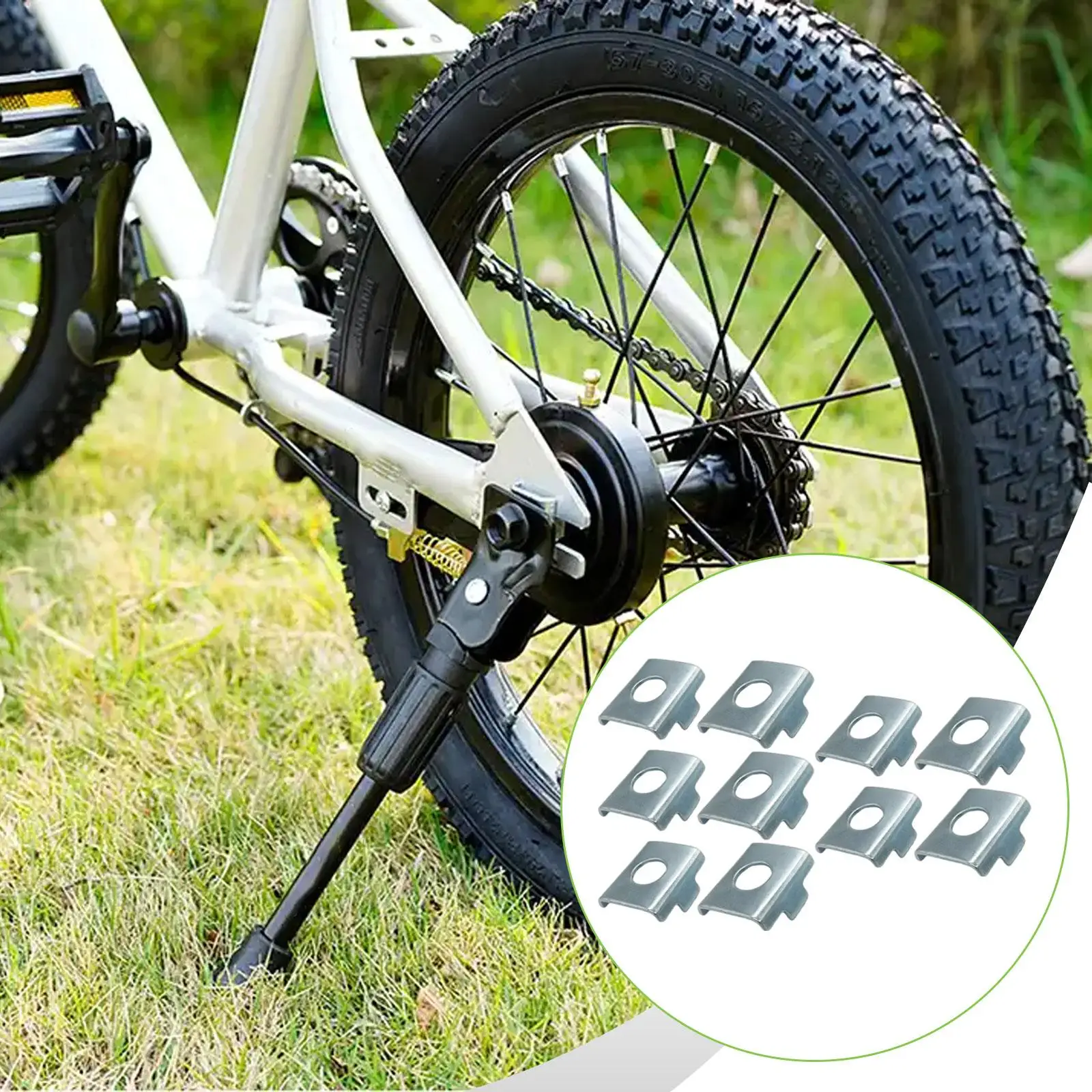 10Pcs Bicycle Training Wheel Positioning Piece Accessory Premium Replace