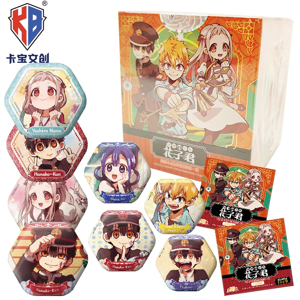 

Original Kabao Toilet-bound Hanako-kun Peripheral Round Badges Classic Comedy Anime Merch Delightful Birthday Gift for Children