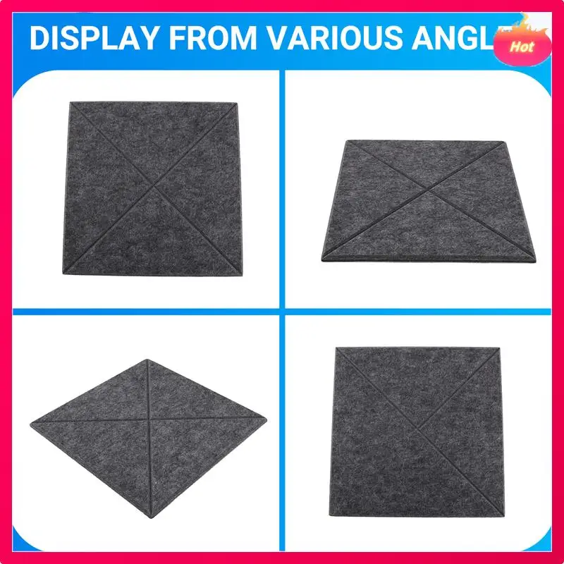 

Multi 12 Pcs Acoustic Panels,Sound Insulation Board,Wall Sound Insulation Board,For Acoustic Treatment,Wall Decor,Studio,Etc