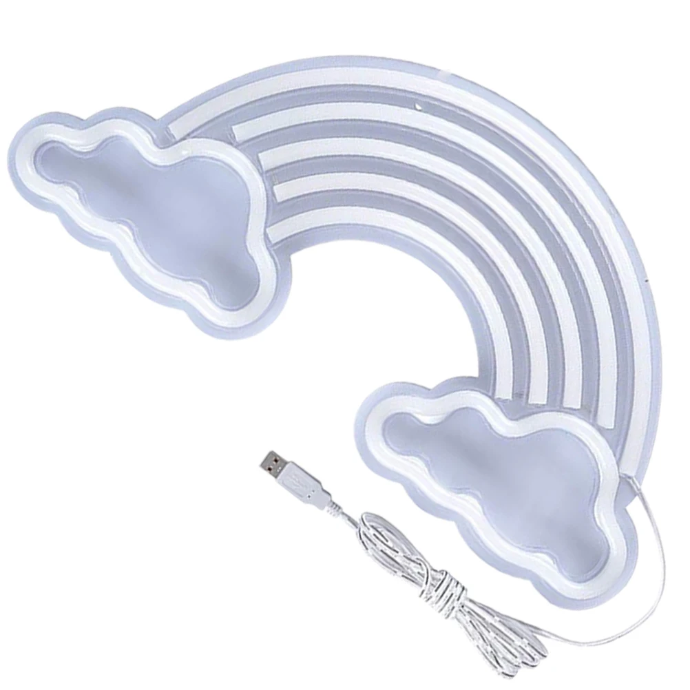 

Cloud Neon Sign Light PVC AS Material Wall Decor Bedroom Aesthetic Hanging Shelf Table Replacement Desk Lamp Add Color Room