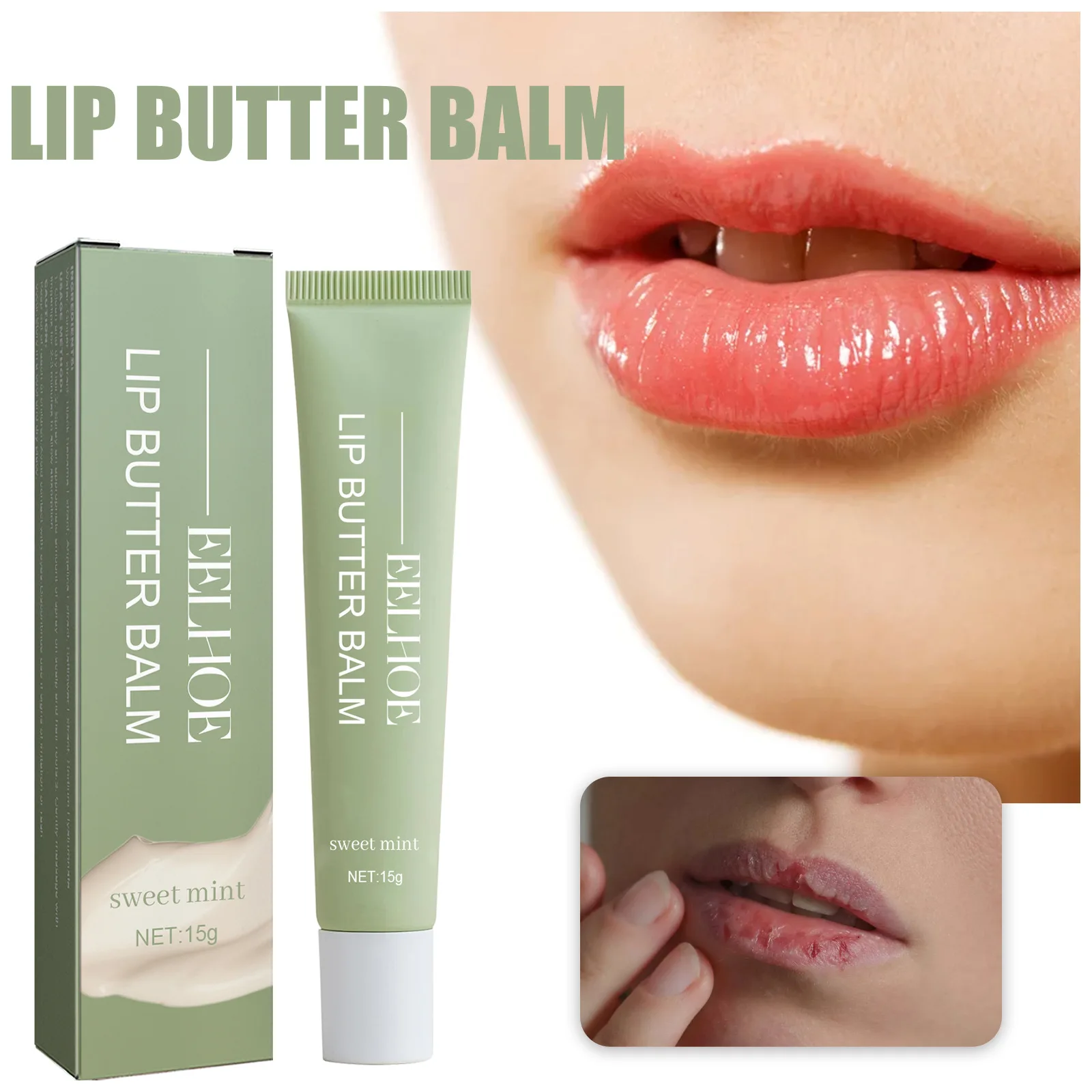 Eelhoe Moisturizing Lip Balm Moisturizing Non-Greasy Easy To Absorb Moisturizing Hydrating Fade Lip Lines Lip Care Cream Beauty