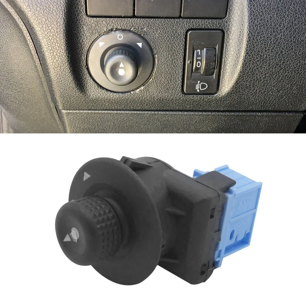 Car Electric Rearview Mirror Control Switch Button Rearview Mirror Knob Switch for Citroen C3 11Pin 6545.KS