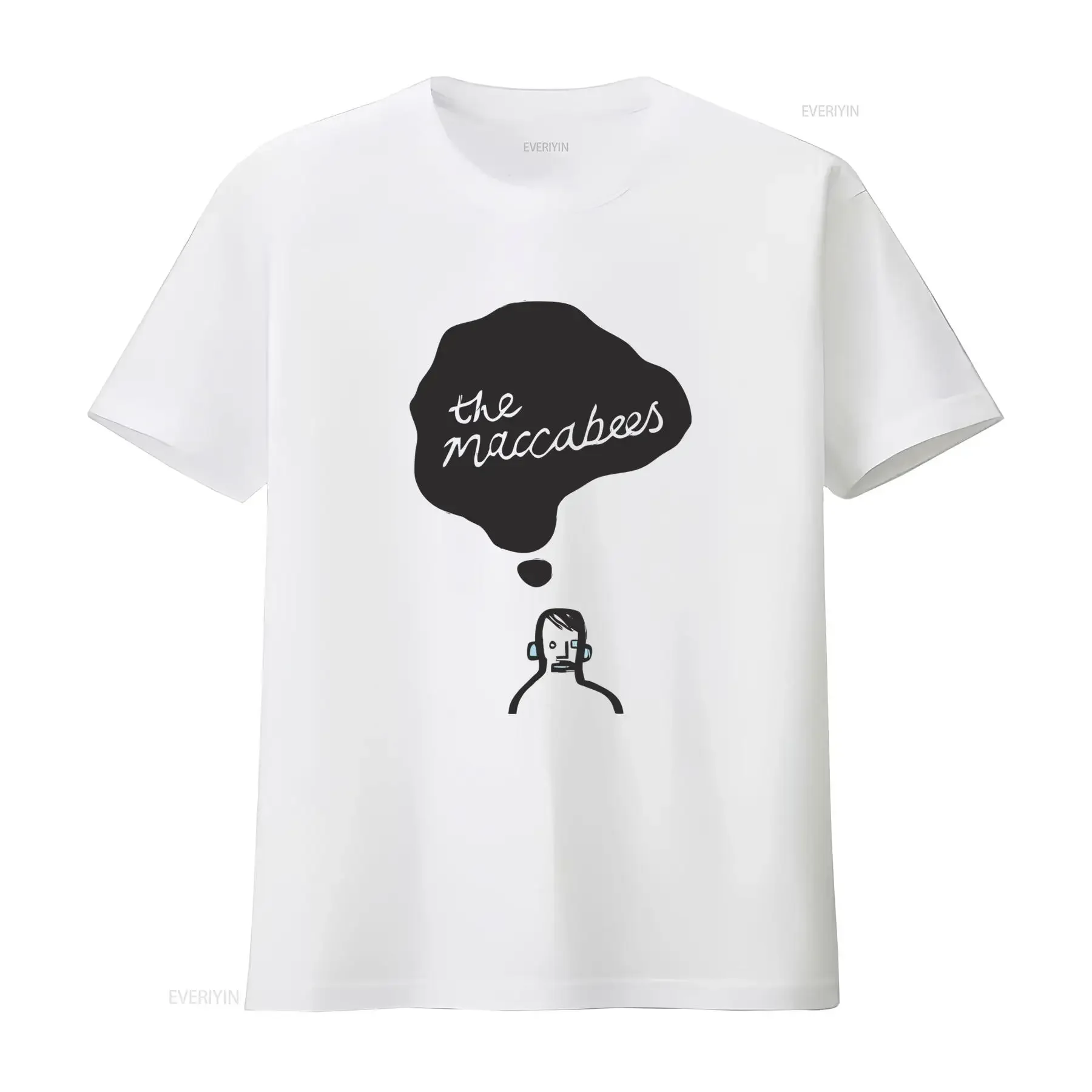 The Maccabees Album Sampler T Shirt White with Logo Print Casual Round Neck Sizes S 5Xl Machine Washable Music Merch for Attire