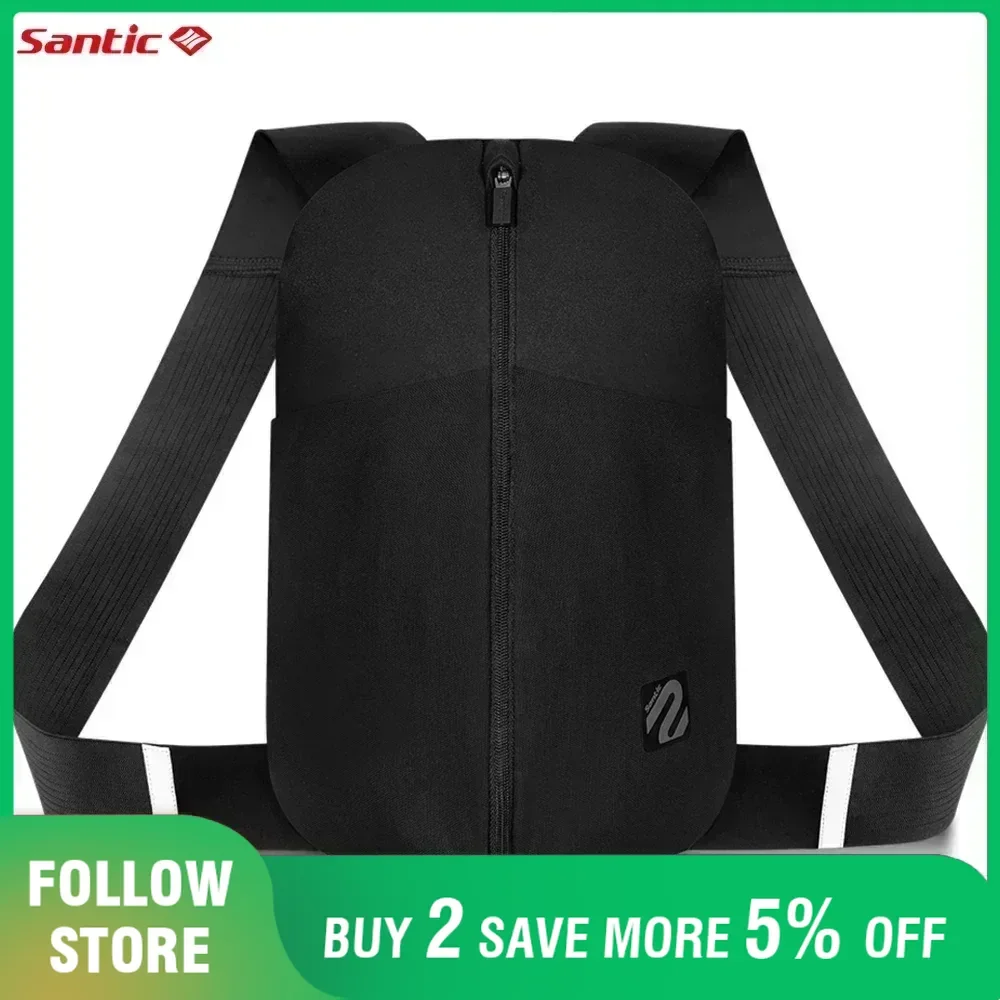 santic-soft-shell-cycling-backpack-outdoor-4l-small-sports-bag-portable-3-in-1-water-bottle-gloves-keys-wallet-storage-backpack