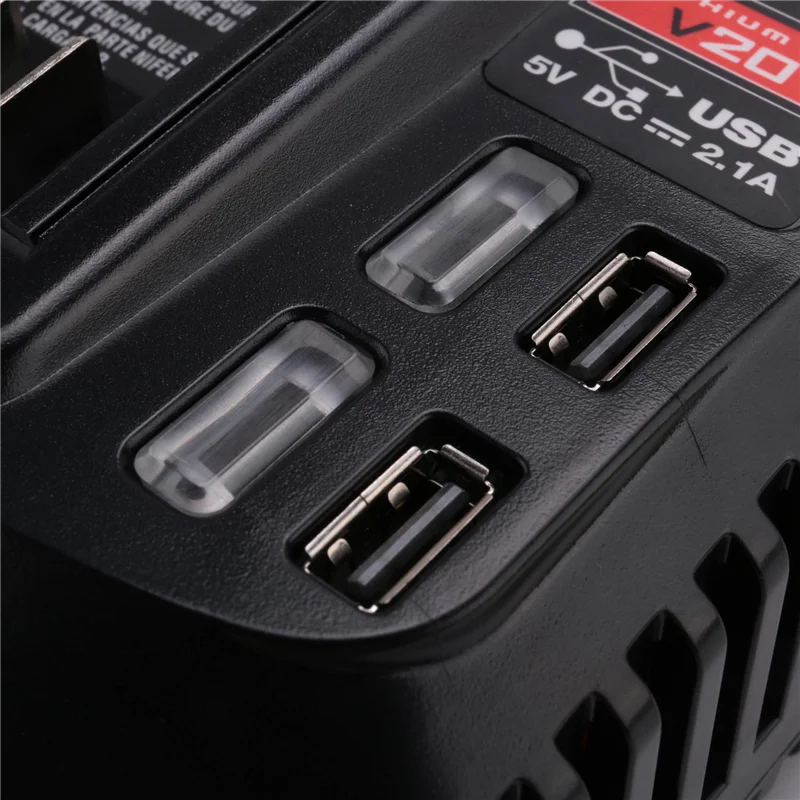 

2025 New-For CRAFTSMAN 20V 2A Li- Battery Charger CMCB102 Rechargeable Power Tool Lithium Battery Charger Dual USB