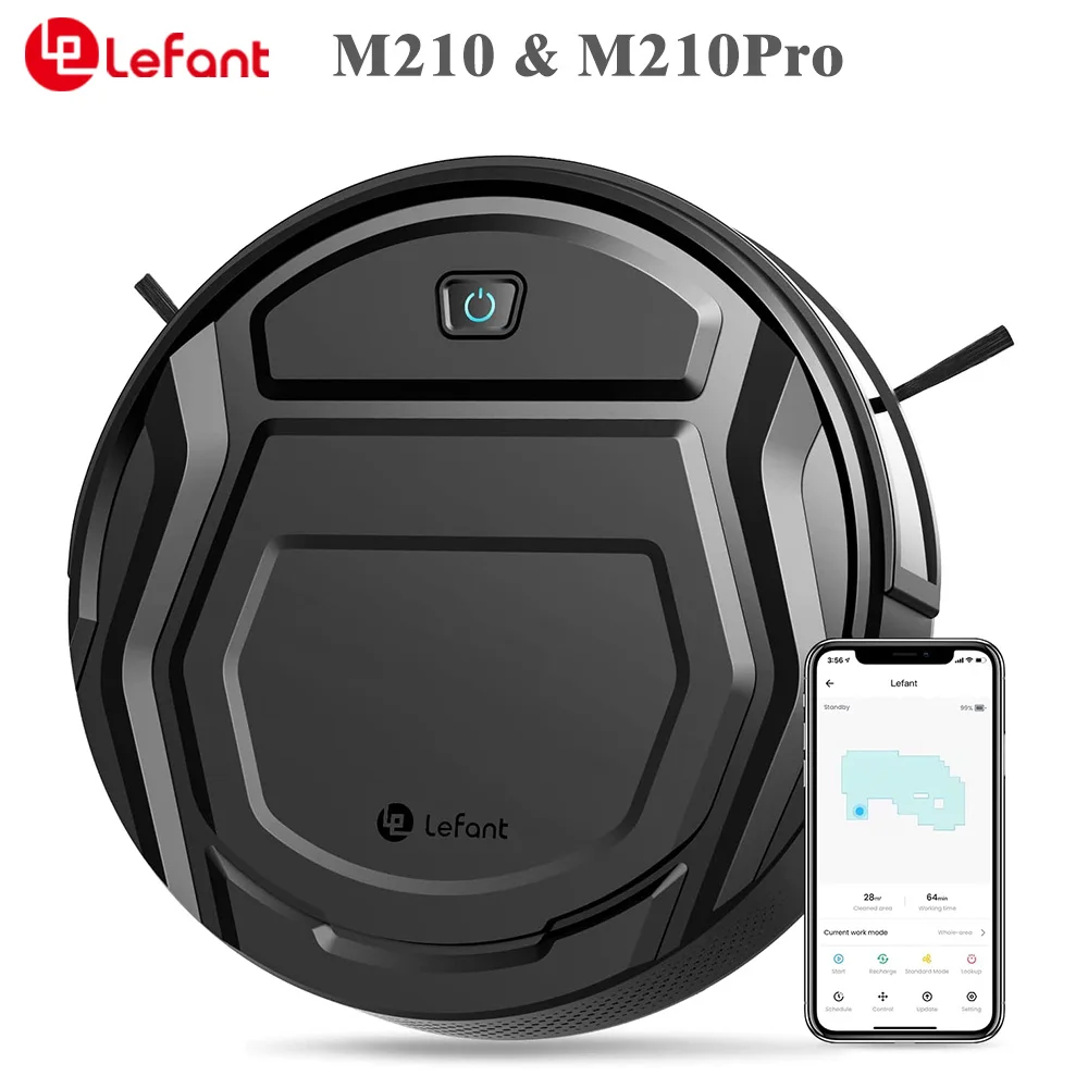 Lefant M210 M210Pro odkurzacz Robot robotyczny Mop zamiatający mokre suche aplikacje sterowanie przez WIFI Google do inteligentnego domu sierść zwierząt dywan podłogowy
