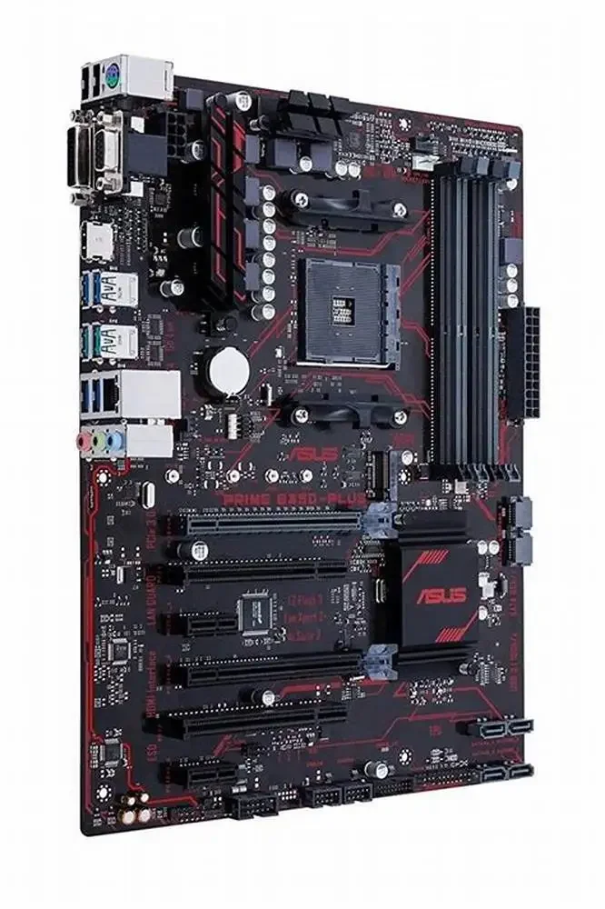 ASUS PRIME B350-PLUS AMD B350 Motherboard  DDR4 64GB AM4 support Ryzen 5 5600 1700 5700 5900 1400  A6-9500 cpu ATX  M.2