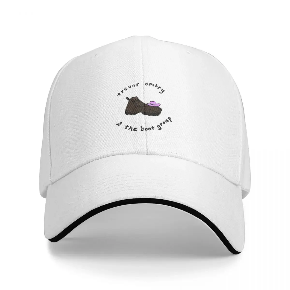 trevor embry and his beloved boot group Cap Baseball Cap Golf wear christmas hat Golf cap female Men's