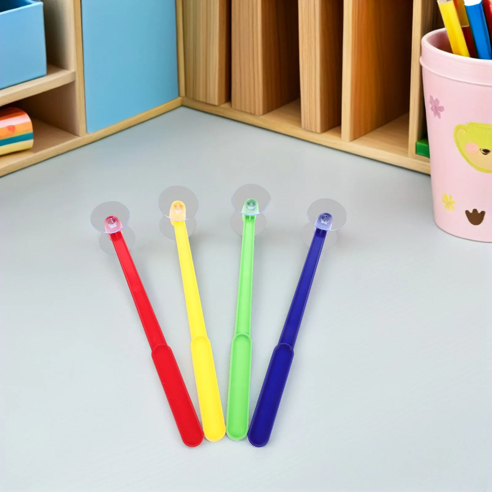 

12pcs Suction Cup Hammer Game For Kids Montessori Training Plastic Hammer Quick Reaction Skill Development Science Learning