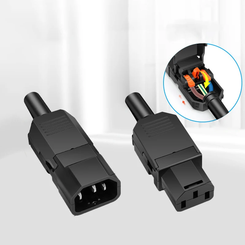 

1 шт., 10 А, вилка для рисоварки, без винтов, быстрая проводка, розетка переменного тока, электрическая проводка для рисоварки