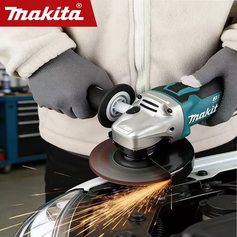 

New Makita DGA404 Brushless Angle Grinder Polishing Cutting Cordless Grinder Tool For Makita 18V Battery