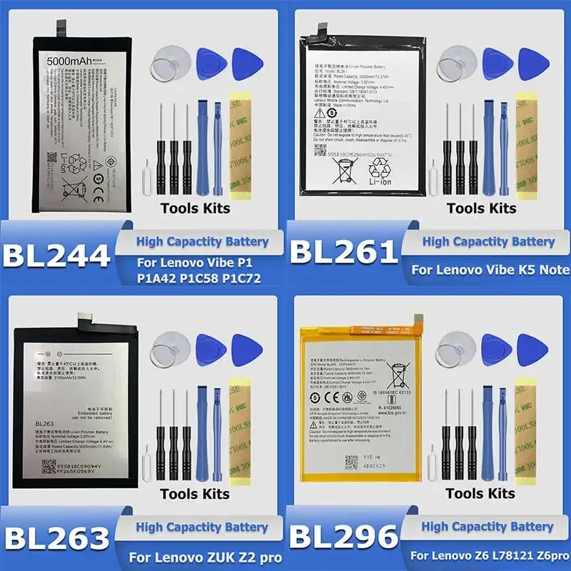 XDOU Battery for Lenovo Tab 7.0 ZUK Z2 pro Vibe P1 S5 Tablet M10 K10 Note K5 Pro TB-X605L TB-X605F TB-X605M TB-X505X x505L