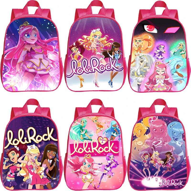 LoliRock School Backpack For Preschool Girls Cute Cartoon Kindergarten School Bags Kids Orthopedic Backpacks Back To School Gift