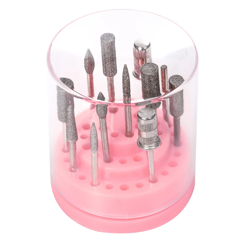 

Drill Storage Box Nail Bit Organizer 48 Holes Durable Plastic Container Organizer Home Use Nail Bit Holder Display