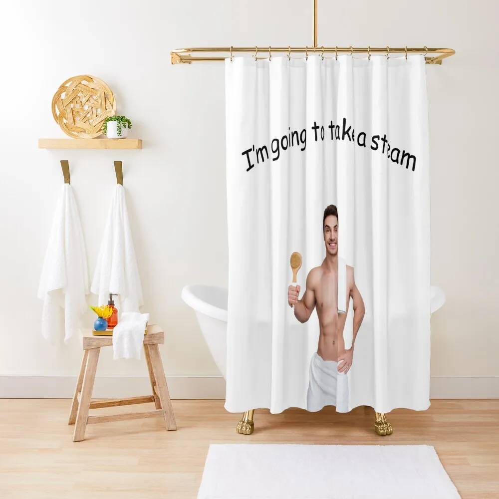 I'm going to take a steam Shower Curtain Elegant Bathroom Funny Shower For Bathrooms Bathroom Deco Curtain