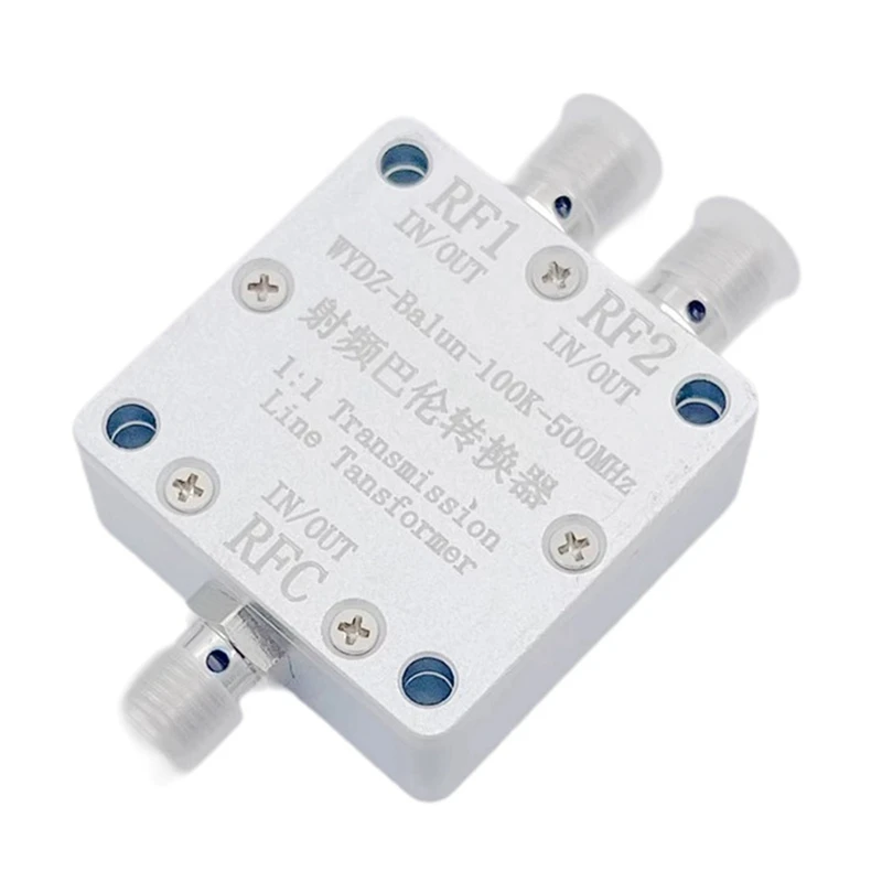 100k-500khz rf balun transformador relógio senoidal onda quadrada sinal final para diferencial para transformador de linha de extremidade única