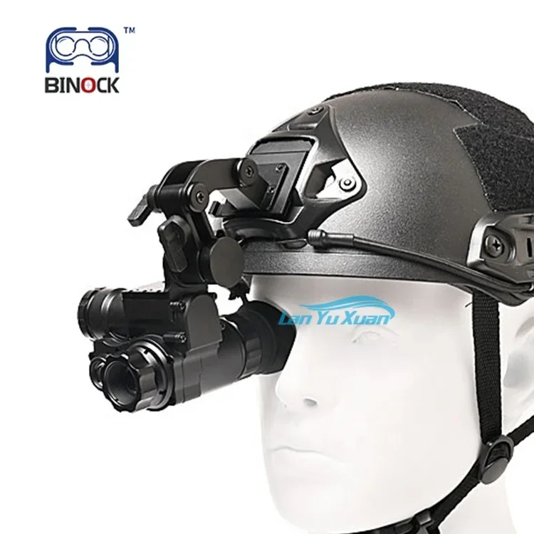 BINOCK NVG10 PVS14 High Power Helmet Night Vision Goggles Long Range Infrared Digital   Monocular