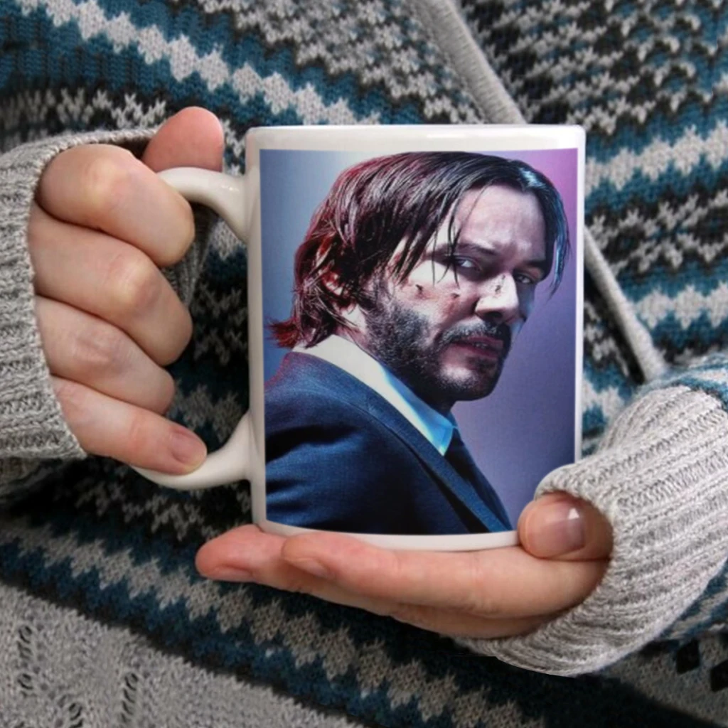 keanu Reeves Coffee Cups Ceramic cups creative cups and cute mugs Personalized Gift Cup For Tea