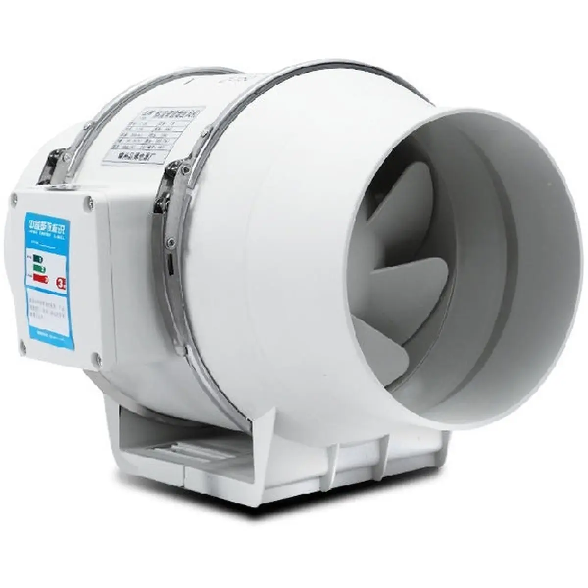 《TOP RATED》Exhaust Pipe Fan Ventilation Fan Pipe Fan Inline Duct Fan Ventilation Exhaust Blower Fans Quiet for Ducting 5 Inch