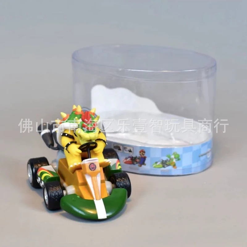 スーパーマリオプルバックカーグリーンヨッシードンキーコングクッパルイージヒキガエルピーチ姫フィギュアデアクションジュゲテスアニメゲーム人形