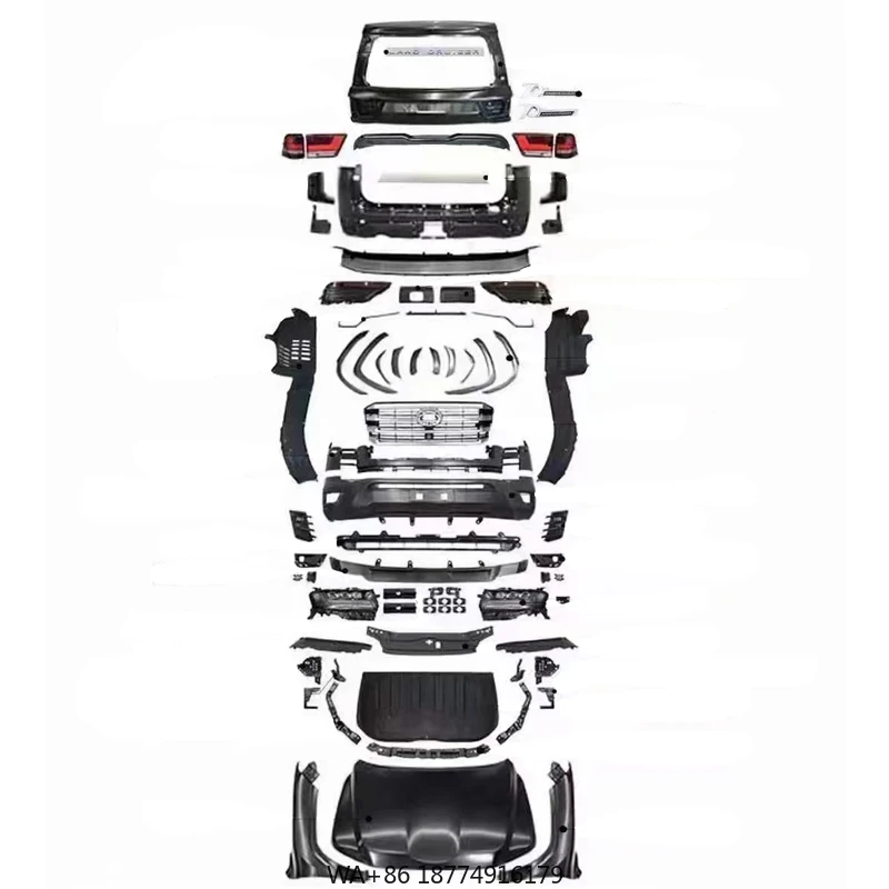 

Latest Product Body Kit for 2008-2021 LC200 Upgrade 2022 Lc300 Body Kit Front and Rear Bumper Hood Tailgate Grille