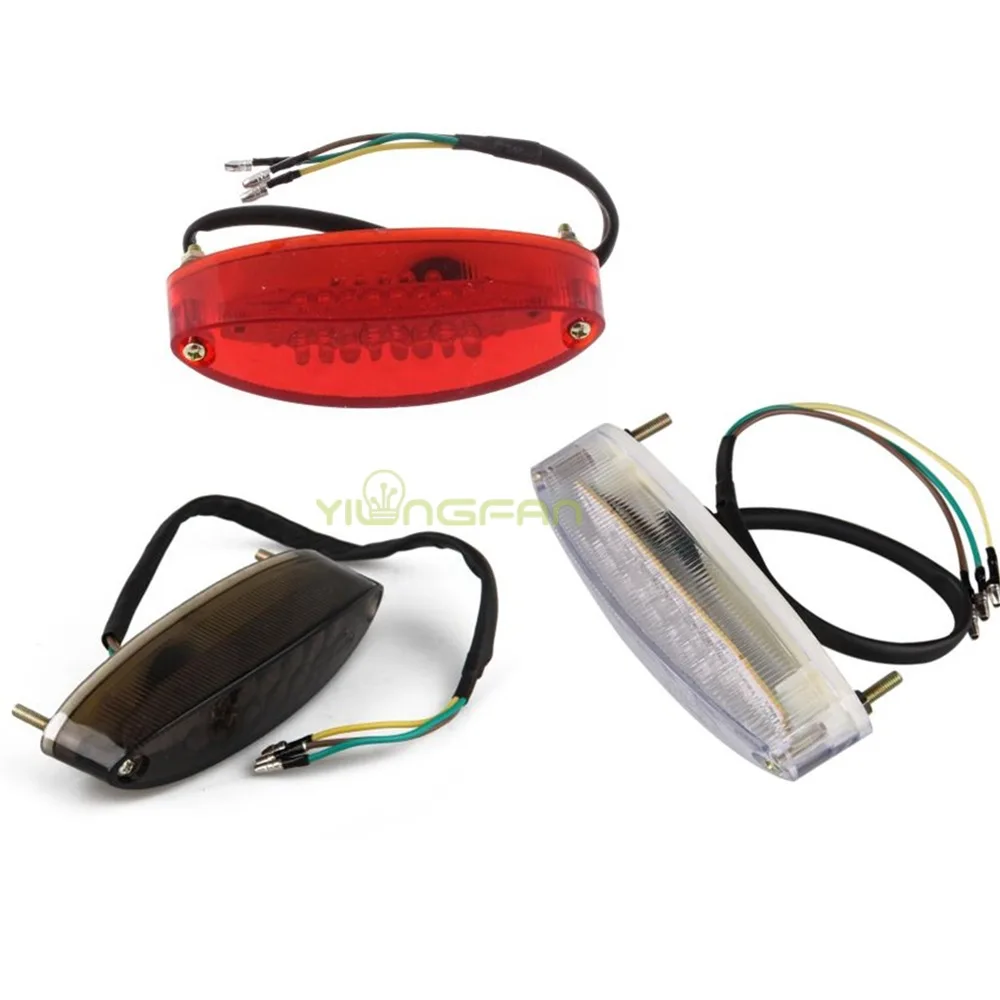 applicable to refitting ATV Motorcycle street running locomotive 28led brake tail light with white license plate light