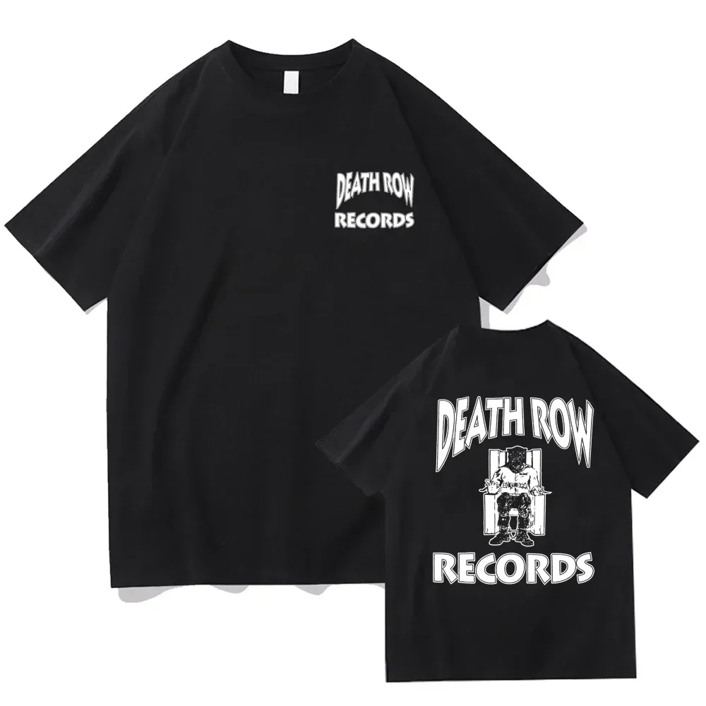 Death Row Records Dr Dre Tupac T-Shirt New Fashion Streetwear Tee-Shirt O-Neck Hip Hop Tshirts Men Unisex Top