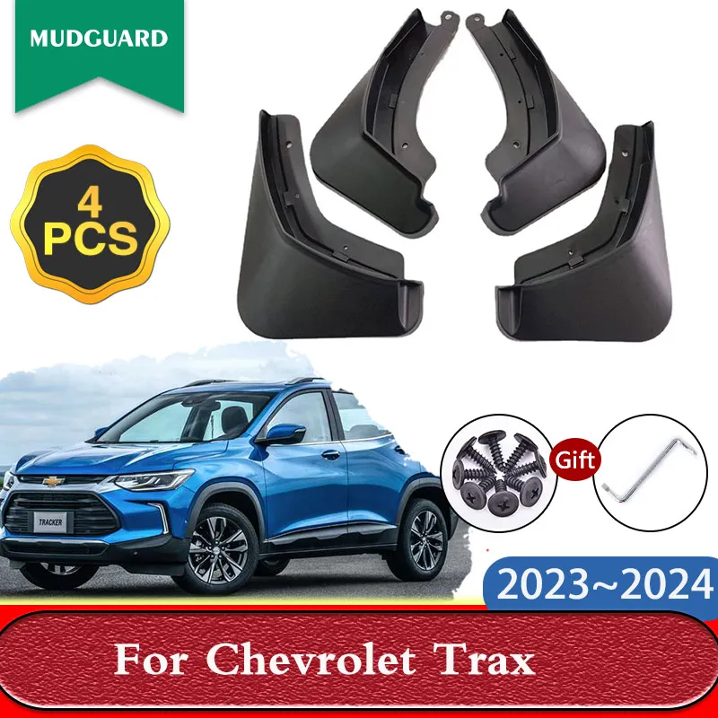 

for Chevrolet Trax 2023 2024 Seeker Car Mudflaps Splash Guards Mud Flaps Fender Front Rear Mudguards External Style Accessories