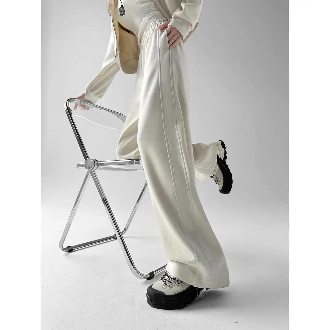 

Широкие брюки в стиле хиппи, женские осенние готические панк-футболы, музыкальный фестиваль на открытом воздухе, эластичный пояс, вельветовый ажурный декоративный ретро