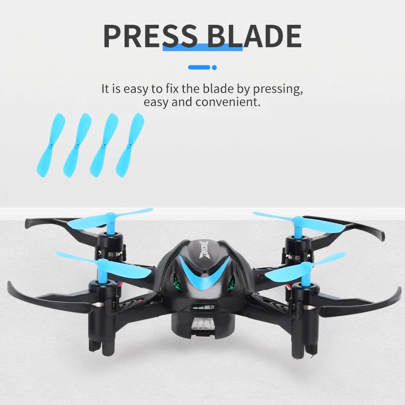 JJRC H48 Mini Drone 2.4G Anti Interference 4-Rotor One Click Takeoff and Landing 360 ° Rolling LED Night Light Children's Toy