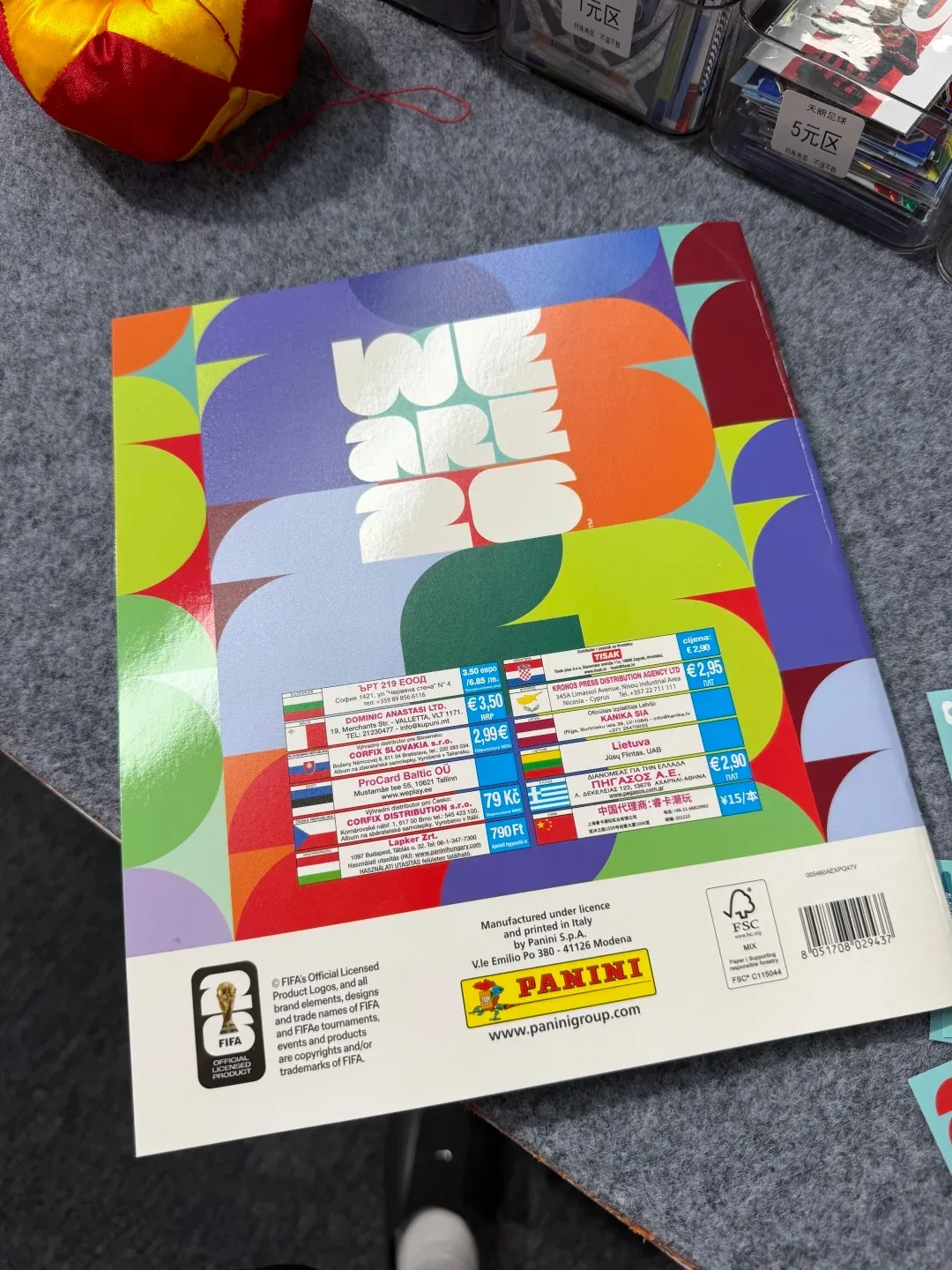 In Stock Panini 2026 FIFA World Cup Sticker Pack Panini Soccer Card Panini Cards Soccer Memorabilia Collection Football Cards view 4