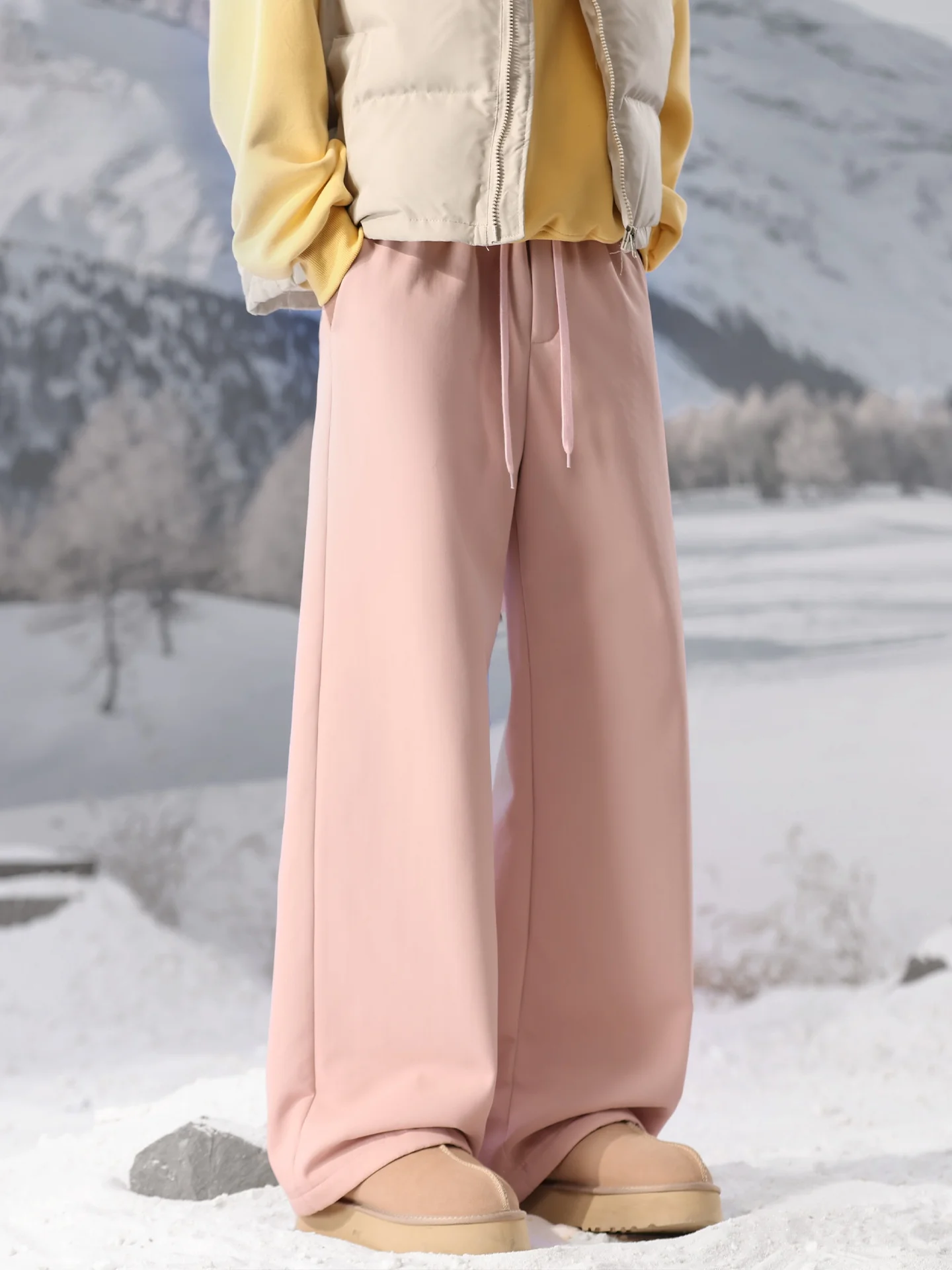 

Мужские утепленные ветрозащитные лыжные брюки Northeastern с флисовой подкладкой, повседневные прямые брюки для зимы, устойчивые к холоду, для активного отдыха на улице