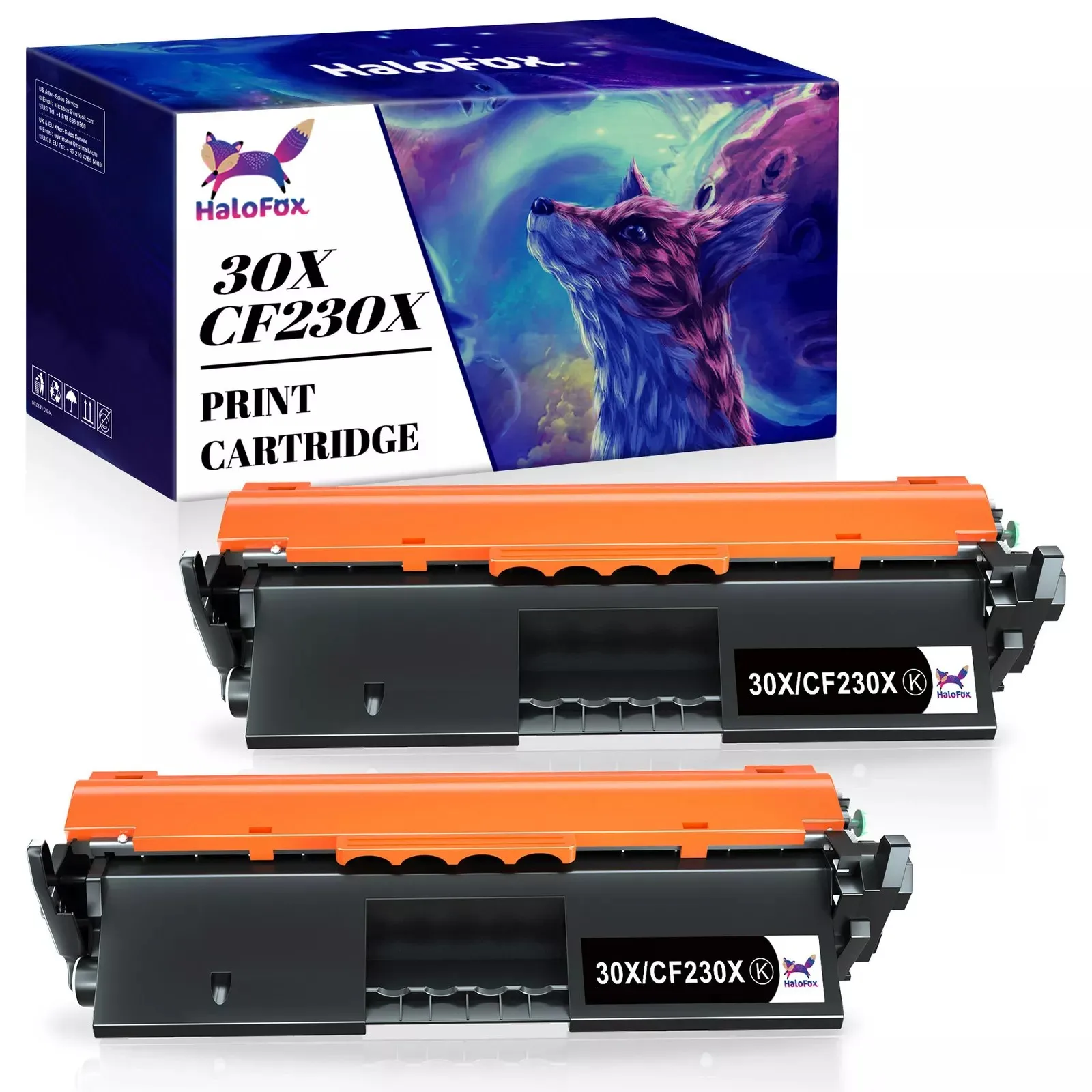 

Тонер с высокой производительностью 2x CF230X 30X, совместимый с HP LaserJet M203dw Pro MFP M227sdn